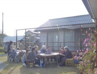 心地良い陽差しを浴びて