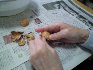 甘皮もむきます