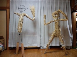 わらのオバケみたい(^。^;)