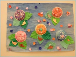 紫陽花もできました