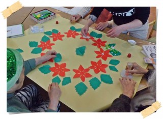 クリスマスカラーで！