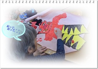 貼り絵職人まだまだ頑張る