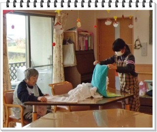 一緒にすると早く片付くね