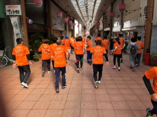 アーケードでPRラン